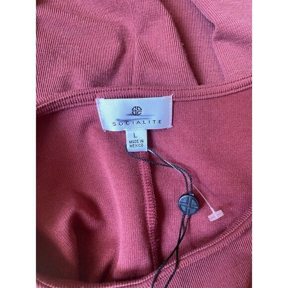 SOCIALITE knit mini dress sz Large side cut out - Picture 6 of 8